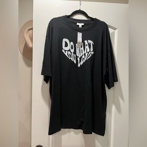 Topshop What You Love Oversized Boyfriend Tee